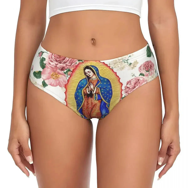Virgin Of Guadalupe Panties - MiamiTeenyWeenyBikini.Com