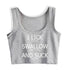I Lick Swallow and Suck Crop Top - MiamiTeenyWeenyBikini.Com