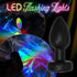 LED Colorful Light Wireless Remote Control Vibrator Butt Plug - MiamiTeenyWeenyBikini.Com