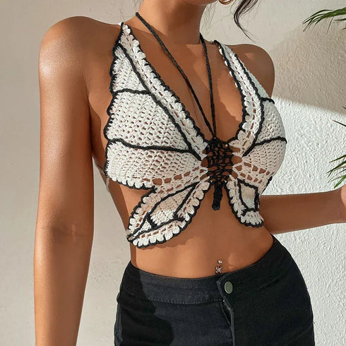Handmade Crochet Bikini Top - MiamiTeenyWeenyBikini.Com.