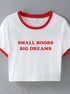 Small Boobs Big Dreams Top