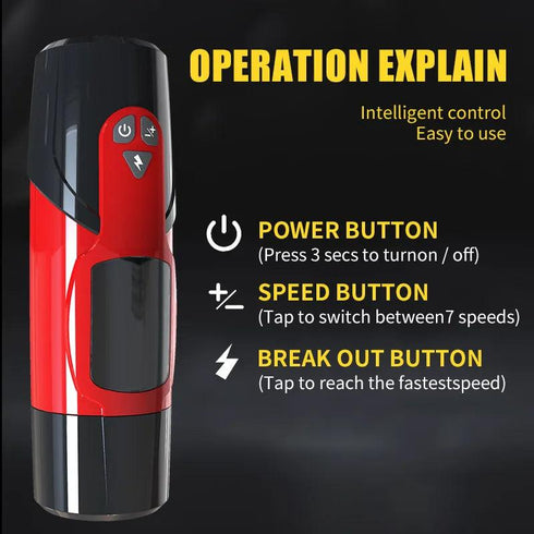 Telescopic Rotation Male Masturbator