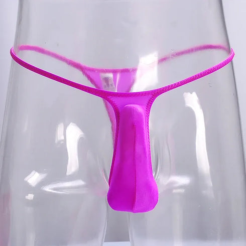Men's Beach Thong Penis Pouch - MiamiTeenyWeenyBikini.Com