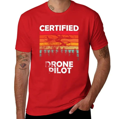 Certified Drone Pilot T-Shirt - MiamiTeenyWeenyBikini.Com