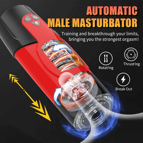 Telescopic Rotation Male Masturbator