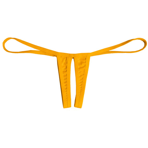 Sexy Low-Waist Open-Crotch Thong Bikini - MiamiTeenyWeenyBikini.Com