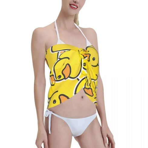Yellow Rubber Ducky Cover Up - MiamiTeenyWeenyBikini.Com