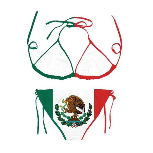 Mexico Flag Bikini Set