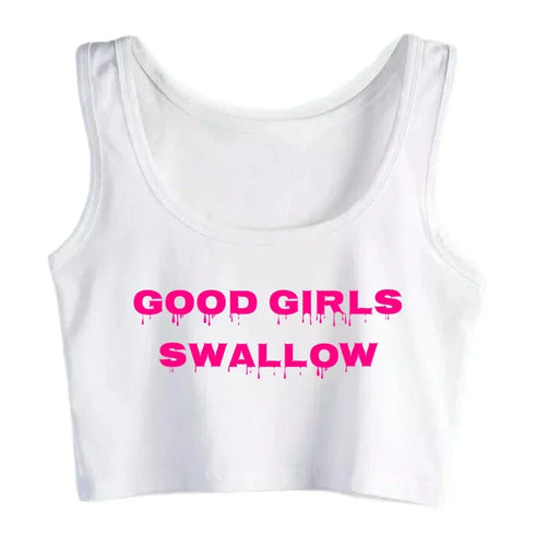 Good Girls Swallow Crop Top - MiamiTeenyWeenyBikini.Com