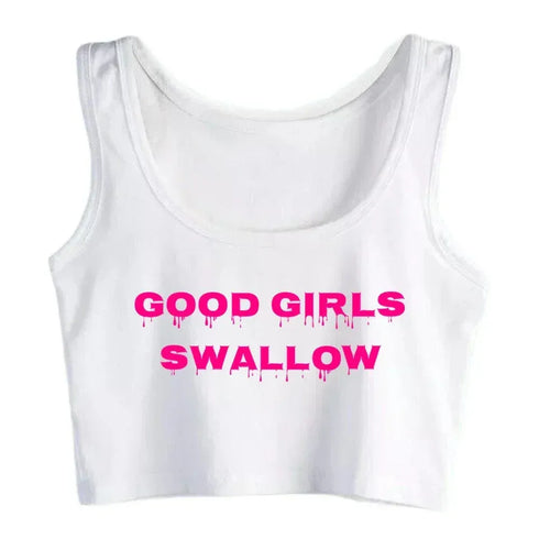 Good Girls Swallow Crop Top - MiamiTeenyWeenyBikini.Com