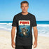 Paws Cat And Mouse Funny Parody Kitten Lover T-Shirt – Oversized Summer Essential