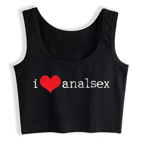 I Love Anal Tank Top - MiamiTeenyWeenyBikini.Com