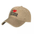 I Love Titties And Beer Denim Baseball Cap - MiamiTeenyWeenyBikini.Com