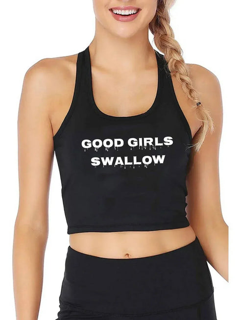 Good Girls Swallow Crop Top - MiamiTeenyWeenyBikini.Com