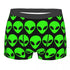 Green Alien UFO Moon Briefs