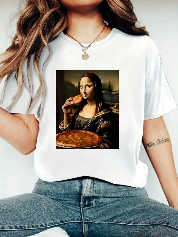 Mona Lisa Pizza - MiamiTeenyWeenyBikini.Com