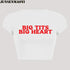 Big Tits Big Heart Crop Top