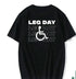 Leg Training Day T Shirt - MiamiTeenyWeenyBikini.Com