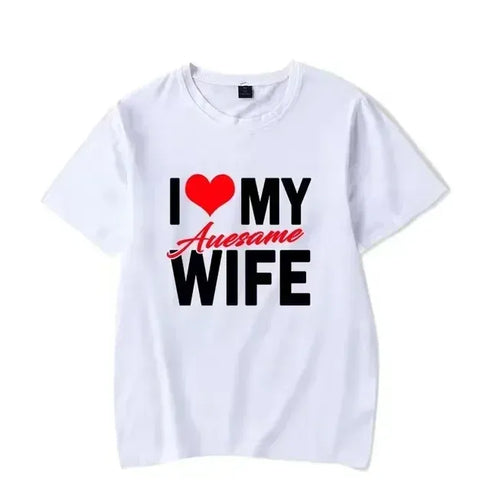 I Love My Awesome Wife\ Husband T Shirts - MiamiTeenyWeenyBikini.Com