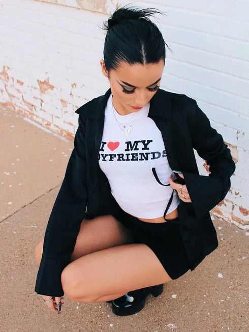 I Love My Boyfriends Top - MiamiTeenyWeenyBikini.Com