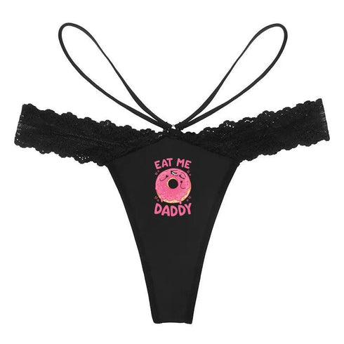 EAT ME Panties - MiamiTeenyWeenyBikini.Com