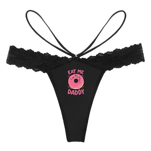 EAT ME Panties - MiamiTeenyWeenyBikini.Com