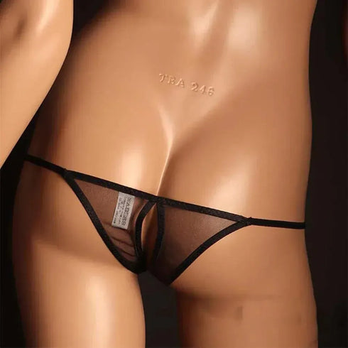Mesh G-String Open Crotch - MiamiTeenyWeenyBikini.Com