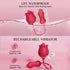 3 in 1 Rose Toy Vibrator - MiamiTeenyWeenyBikini.Com