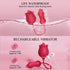 3 in 1 Rose Toy Vibrator - MiamiTeenyWeenyBikini.Com