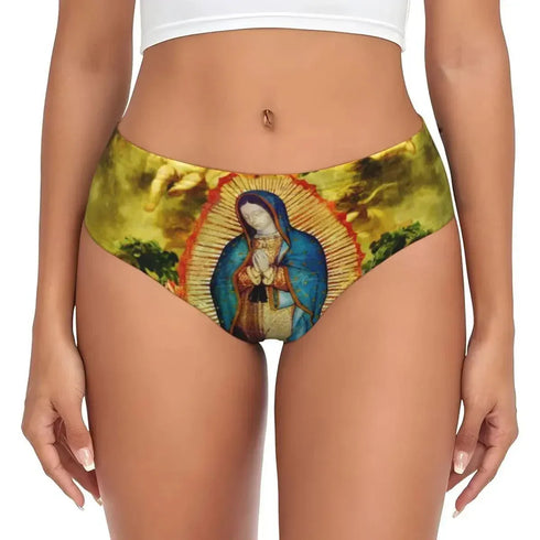 Virgin Of Guadalupe Panties - MiamiTeenyWeenyBikini.Com