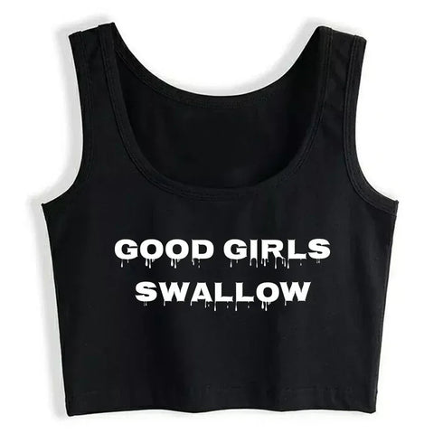 Good Girls Swallow Crop Top - MiamiTeenyWeenyBikini.Com
