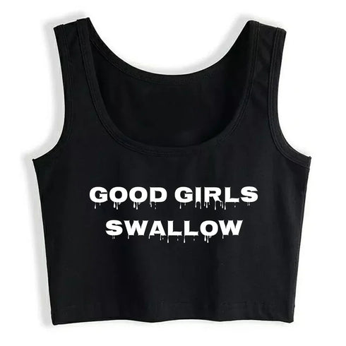 Good Girls Swallow Crop Top - MiamiTeenyWeenyBikini.Com