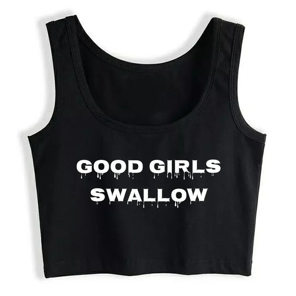 Good Girls Swallow Crop Top - MiamiTeenyWeenyBikini.Com
