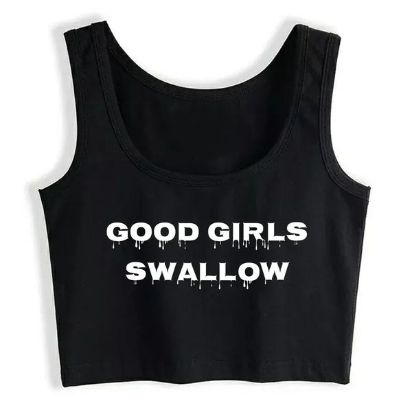 Good Girls Swallow Crop Top - MiamiTeenyWeenyBikini.Com