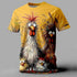 Rooster 3D Print Short Sleeve T-Shirt - MiamiTeenyWeenyBikini.Com