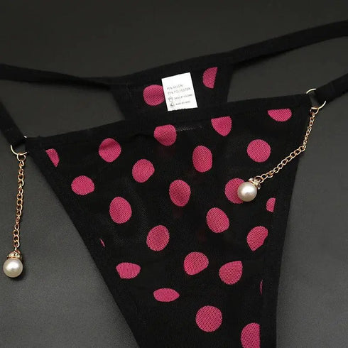 Lace-Up Transparent Panties - MiamiTeenyWeenyBikini.Com
