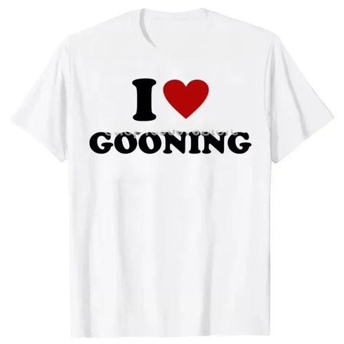 I Love Gooning Tee Shirt - MiamiTeenyWeenyBikini.Com