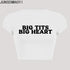 Big Tits Big Heart Crop Top