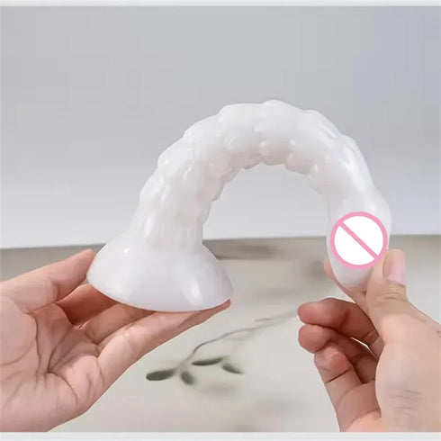 Dragon Scales White Dildo - MiamiTeenyWeenyBikini.Com