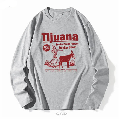 Tijuana Donkey Show Vintage Washed T-Shirt! - MiamiTeenyWeenyBkini.Com