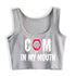 Cum In My Mouth Crop Top - MiamiTeenyWeenyBikini.Com