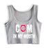 Cum In My Mouth Crop Top - MiamiTeenyWeenyBikini.Com