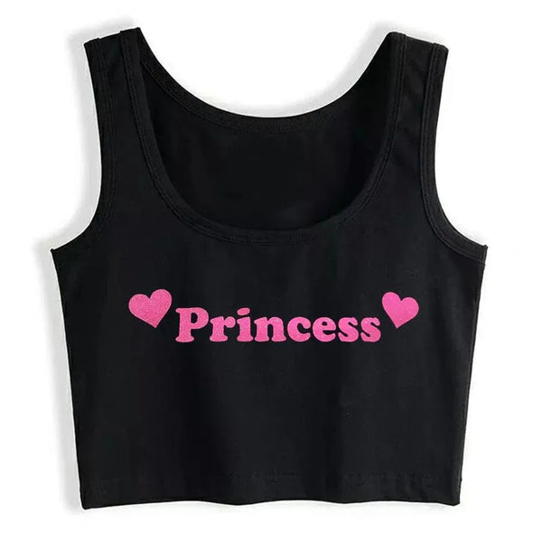 Princess Pink Crop Top - MiamiTeenyWeenyBikini.Com