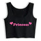 Princess Pink Crop Top - MiamiTeenyWeenyBikini.Com