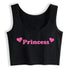 Princess Pink Crop Top - MiamiTeenyWeenyBikini.Com