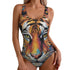 Caspian Tiger One-Piece Swimwear - MiamiTeenyWeenyBikini.Com