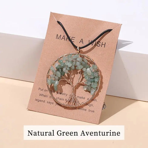 7 Chakras Tree Of Life Pendant - MiamiTeenyWeenyBikini.Com