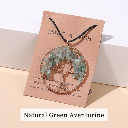 7 Chakras Tree Of Life Pendant