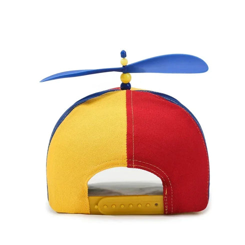 Rainbow Bamboo Dragonfly Propeller Baseball Cap - MiamiTeenyWeenyBikini.Com