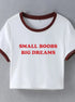 Small Boobs Big Dreams Top -MiamiTeenyWeenyBikini.Com